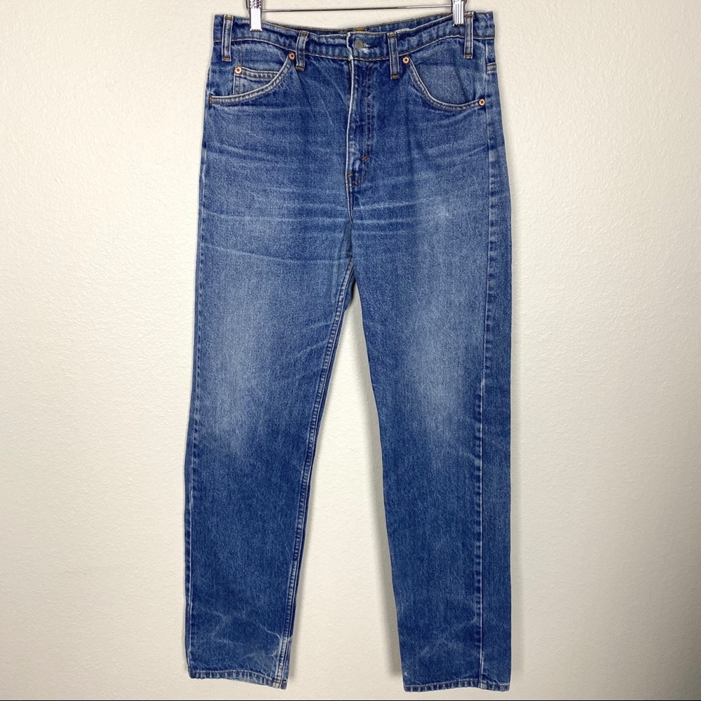 Levi's 505 Orange Tab 100% Cotton Jeans Size 33x34